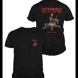 Travis Scott Astroworld Wish You Were Here T shirt